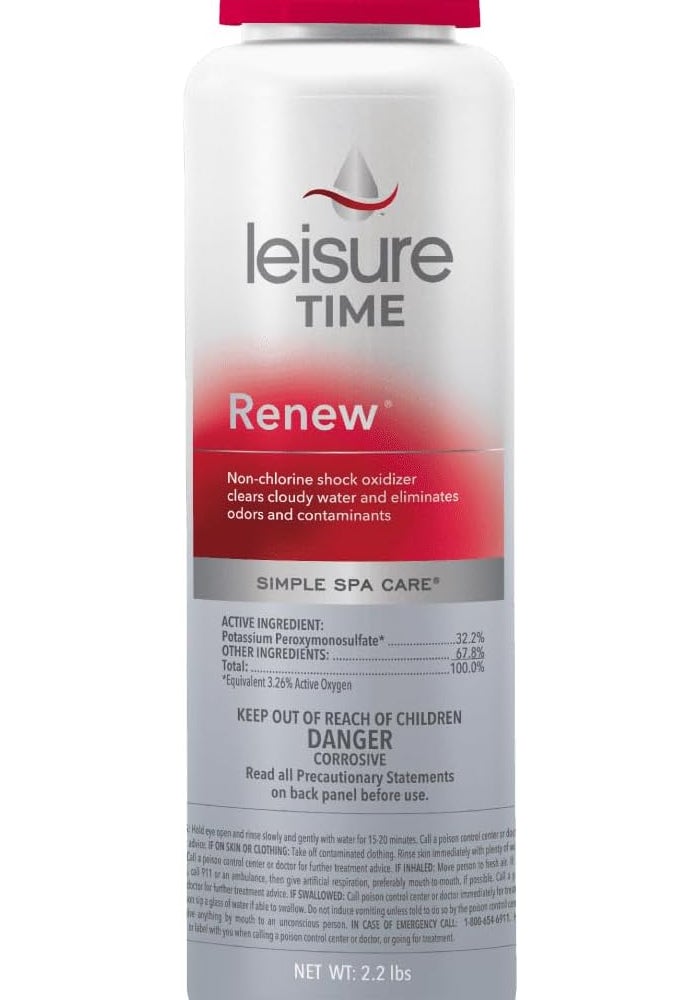 Leisure Time Renew Non-Chlorine Shock Treatment for Spas and Hot Tubs - 2.2 lbs - Image 1